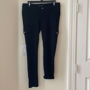 Seven7 Knit Cargo Sz  4 EUC Super Cute Soft Utility Pockets! Stretchy